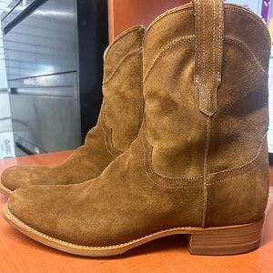 Tecovas Men's Suede Western Boots - Brown